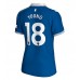 Maillot de foot Everton Ashley Young #18 Domicile vêtements Femmes 2023-24 Manches Courtes